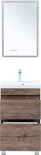 Тумба под раковину Aquanet Нота New 50 00344136 напольная, дуб веллингтон табак Тумба под раковину Aquanet Нота New 50 00344136 напольная, дуб веллингтон табак