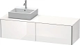 Тумба под раковину Duravit XSquare XS4904L2222 160 см белая глянцевый Тумба под раковину Duravit XSquare XS4904L2222 160 см белая глянцевый