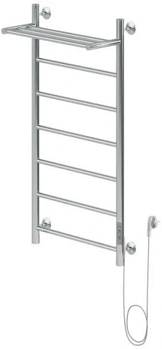Полотенцесушитель электрический Aquanet Mauro 100х50 Тэн справа , с полкой 00282008 Полотенцесушитель электрический Aquanet Mauro 100х50 Тэн справа , с полкой 00282008