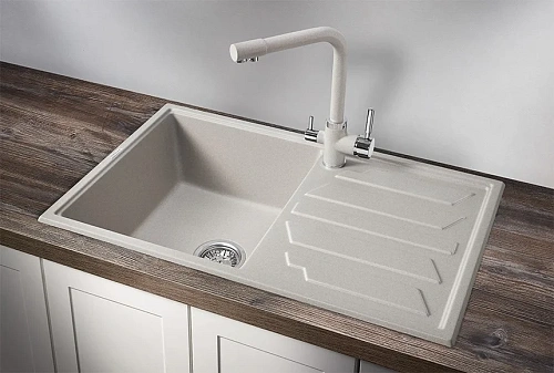 Кухонная мойка Granula 8002, БАЗАЛЬТ, кварц 790х500 Кухонная мойка Granula 8002, БАЗАЛЬТ, кварц 790х500