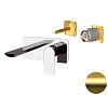 Смеситель для раковины Remer Infinity I15LKBBG, золото брашированное