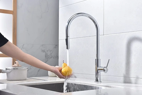 Смеситель для кухни Paulmark Senso хром Se215180-CR Смеситель для кухни Paulmark Senso хром Se215180-CR