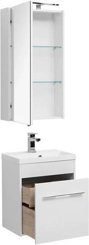 Комплект мебели Aquanet Августа 50 белый 00225266 Комплект мебели Aquanet Августа 50 белый 00225266