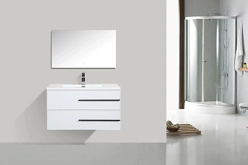 Тумба с раковиной Parly Spa Bella100 подвесная 1000x480x525 Тумба с раковиной Parly Spa Bella100 подвесная 1000x480x525