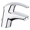 Картинка анонса товара «смеситель для раковины grohe eurosmart, хром (33188001)»