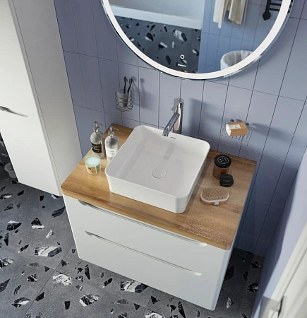 Раковина BOCCHI Sottile 1477-001-0125 глянцевая белая Раковина BOCCHI Sottile 1477-001-0125 глянцевая белая