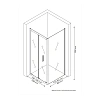 Душевой уголок BERGES LEGOS LS-4 1000х800 061057 Душевой уголок BERGES LEGOS LS-4 1000х800 061057