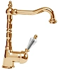 Смеситель для раковины Cezares Vintage (LSM2-03/24-SW) золото 24 карат VINTAGE-LSM2-03/24-SW