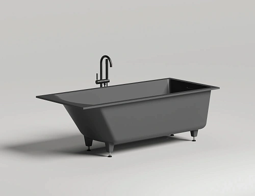 Ванна из искусственного камня Salini CASCATA KIT 180x80 покраска по RAL полностью 104523MF S-Stone Ванна из искусственного камня Salini CASCATA KIT 180x80 покраска по RAL полностью 104523MF S-Stone