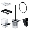 Комплект аксессуаров AM.PM Inspire V2.0 AK50D1206B для зоны красоты и туалета, черный Комплект аксессуаров AM.PM Inspire V2.0 AK50D1206B для зоны красоты и туалета, черный