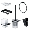 Комплект аксессуаров AM.PM Inspire V2.0 AK50D1206B для зоны красоты и туалета, черный Комплект аксессуаров AM.PM Inspire V2.0 AK50D1206B для зоны красоты и туалета, черный