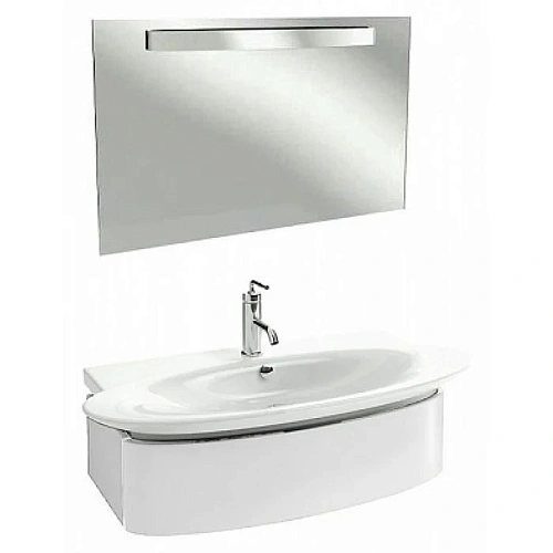 Комплект мебели 100 см Jacob Delafon Presqu'ile , с 1 ящиком, белый, с подсветкой, подвесной монтаж E4436-00+EB1100-G1C+EB1109-NF Комплект мебели 100 см Jacob Delafon Presqu'ile , с 1 ящиком, белый, с подсветкой, подвесной монтаж E4436-00+EB1100-G1C+EB1109-NF