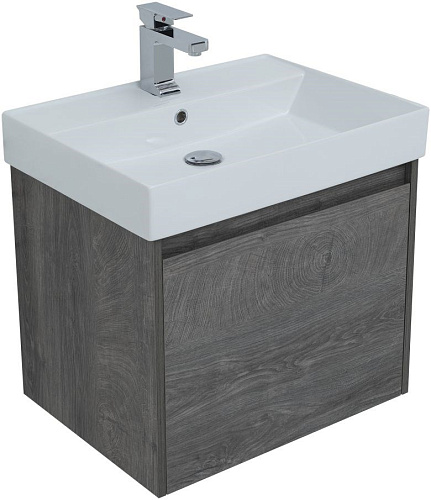 Тумба под раковину Aquanet Nova Lite 60 дуб рошелье (1 ящик) 00242570 Тумба под раковину Aquanet Nova Lite 60 дуб рошелье (1 ящик) 00242570