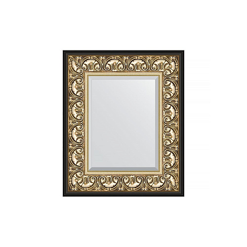 Зеркало Evoform EXCLUSIVE, BY 1373, 50 x 60 см с фацетом в багетной раме - барокко Зеркало Evoform EXCLUSIVE, BY 1373, 50 x 60 см с фацетом в багетной раме - барокко