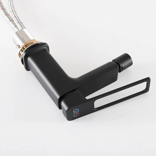Смеситель для биде Gid Niagara L057-BM-B L057BMB черный матовый Смеситель для биде Gid Niagara L057-BM-B L057BMB черный матовый