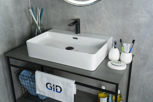 Раковина Gid N9256 51172 накладная белая 60x42x14 Раковина Gid N9256 51172 накладная белая 60x42x14