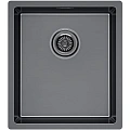 Кухонная мойка Paulmark YUNI 39 UN YU39-GM, вороненая сталь, 390х440мм Кухонная мойка Paulmark YUNI 39 UN YU39-GM, вороненая сталь, 390х440мм