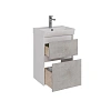 Тумба под раковину Lemark COMBI 50 см подвесная/напольная, бетон/белый LM03C50T-Beton Тумба под раковину Lemark COMBI 50 см подвесная/напольная, бетон/белый LM03C50T-Beton