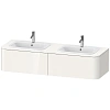 Тумба под раковину Duravit Happy D.2 Plus HP4956B2222 подвесная 160 см белая