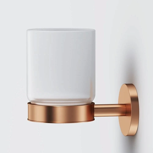 Стакан AM.PM X-Joy A85A34344 стеклянный, розовое золото Стакан AM.PM X-Joy A85A34344 стеклянный, розовое золото