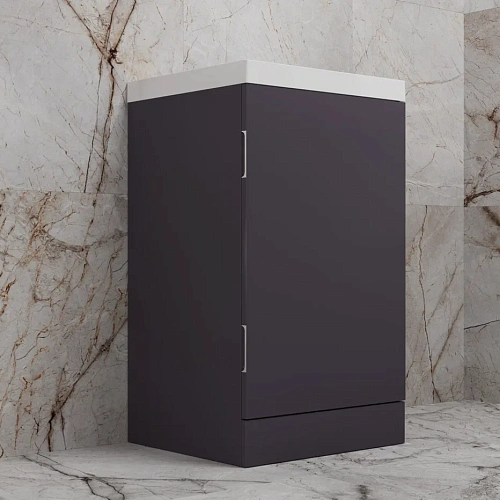 Тумба под раковину Style Line МОНО 50 см ЛС-00002451 напольная, графит Тумба под раковину Style Line МОНО 50 см ЛС-00002451 напольная, графит