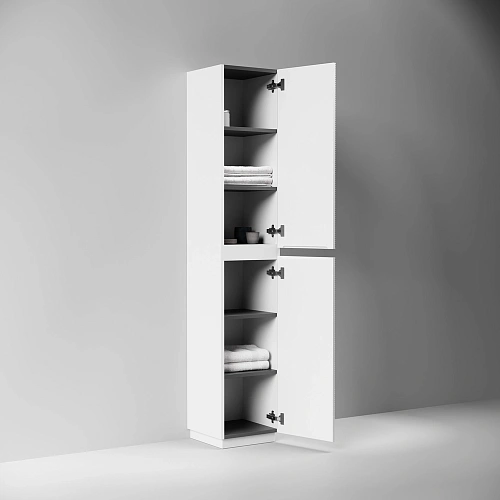 Шкаф-пенал SANCOS Folk Floor PFL35FW 350х350х1880 мм Bianco, напольный Шкаф-пенал SANCOS Folk Floor PFL35FW 350х350х1880 мм Bianco, напольный