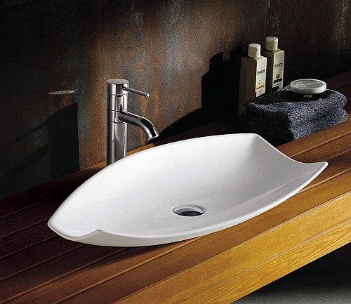 Раковина CeramaLux 78121 накладная, белый Раковина CeramaLux 78121 накладная, белый