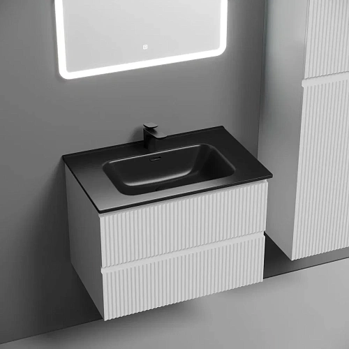 Тумба под раковину Sancos Snob R SNR70W 690х445х500 Bianco, подвесная Тумба под раковину Sancos Snob R SNR70W 690х445х500 Bianco, подвесная