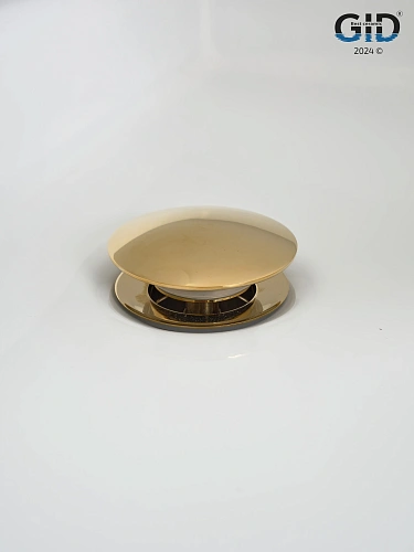 Донный клапан Gid без перелива G100 73301K золото 7x7x10 Донный клапан Gid без перелива G100 73301K золото 7x7x10