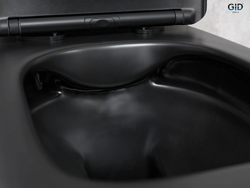 Унитаз подвесной Gid Tr2140Bm 62255Y черный матовый 51x35x37.5 с крышкой микролифт Унитаз подвесной Gid Tr2140Bm 62255Y черный матовый 51x35x37.5 с крышкой микролифт