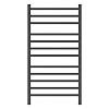 Полотенцесушитель электрический Point Вега PN71850B П12 500x1000, диммер справа, черный