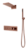 Картинка анонса товара «душевая система boheme fusion 131-brb встраиваемая с термостатом, brushed bronze»
