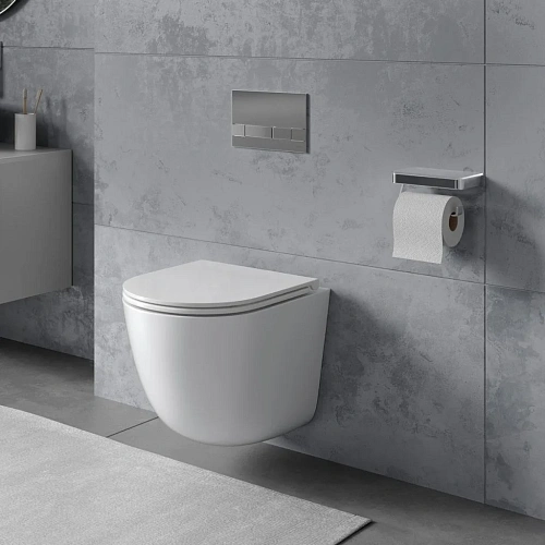 Комплект инсталляции Lemark PENEDA EXPERT с клавишей смыва BIT хром матовый и унитазом GLAZER Торнадо белый глянец 100123433 Комплект инсталляции Lemark PENEDA EXPERT с клавишей смыва BIT хром матовый и унитазом GLAZER Торнадо белый глянец 100123433