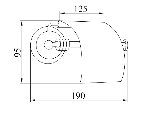 Держатель туалетной бумаги Boheme Hermitage 10320 Держатель туалетной бумаги Boheme Hermitage 10320