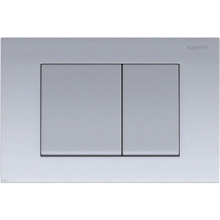 Клавиша смыва Aquatek Хром матовая (клавиши квадрат) KDI-0000011 Клавиша смыва Aquatek Хром матовая (клавиши квадрат) KDI-0000011