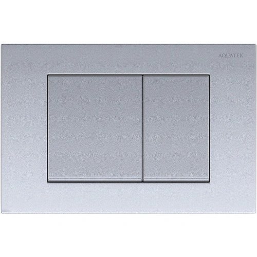 Клавиша смыва Aquatek Хром матовая (клавиши квадрат) KDI-0000011 Клавиша смыва Aquatek Хром матовая (клавиши квадрат) KDI-0000011