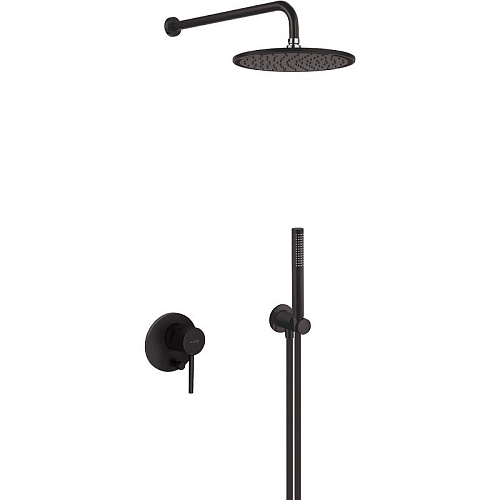 Душевая система Kludi BOZZ 387363976 черный матовый Душевая система Kludi BOZZ 387363976 черный матовый