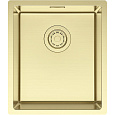 Кухонная мойка Paulmark LASSAN 38 UN LA38-LG, светлое золото, 380х440мм