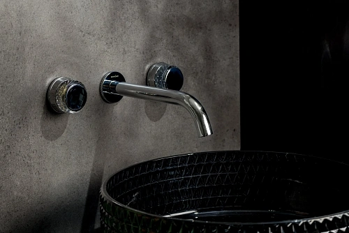 Смеситель для раковины Boheme AURA CHROME встраиваемый 152-2-CR-A Смеситель для раковины Boheme AURA CHROME встраиваемый 152-2-CR-A