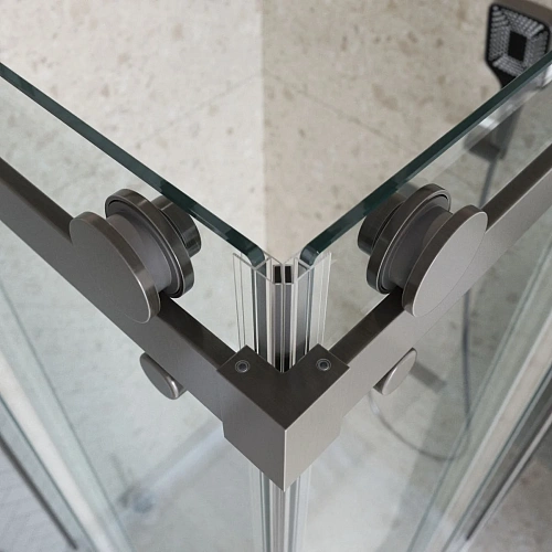 Душевой уголок BelBagno MARINO-2-AH-2-120/90-C-GM 120x90 см, профиль оружейная сталь, стекло прозрачное Душевой уголок BelBagno MARINO-2-AH-2-120/90-C-GM 120x90 см, профиль оружейная сталь, стекло прозрачное