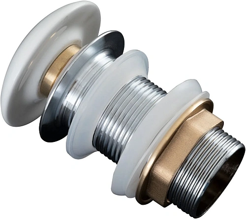 Донный клапан Aquanet белый, без перелива 00330950 Донный клапан Aquanet белый, без перелива 00330950