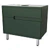 Тумба под раковину Taliente Cevia, 80см, серо-зеленый матовый, под столешницу MB-ST, без ножек TA-MB TA-MBC-80PS-grigio verde