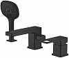 Смеситель на борт ванны Haiba HB80615-7, черный Смеситель на борт ванны Haiba HB80615-7, черный