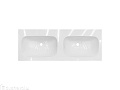 Раковина Эстет Barcelona 120 silk ФР-00017782 1200х450 2 чаши, накладная Раковина Эстет Barcelona 120 silk ФР-00017782 1200х450 2 чаши, накладная