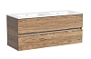 Картинка анонса товара «тумба под раковину sancos urban ur120-2ech 1190х450х550 дуб чарльстон, подвесная»