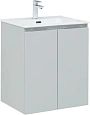 Тумба под раковину Aquanet Алвита New 60 2 дверцы, серый 00277524 Тумба под раковину Aquanet Алвита New 60 2 дверцы, серый 00277524