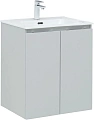 Тумба под раковину Aquanet Алвита New 60 2 дверцы, серый 00277524 Тумба под раковину Aquanet Алвита New 60 2 дверцы, серый 00277524