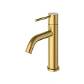 Смеситель для раковины CEZARES RELAX-LS1-BORO с донным клапаном, брашированное золото Смеситель для раковины CEZARES RELAX-LS1-BORO с донным клапаном, брашированное золото