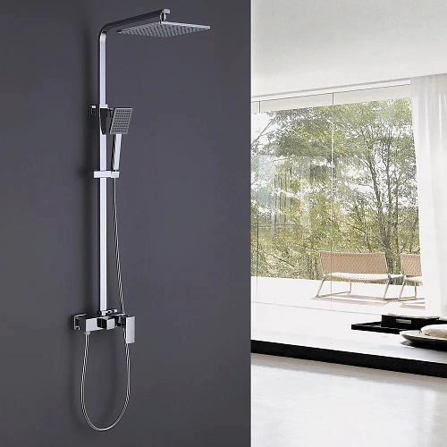 Душевая система ABBER Daheim AF8220L без излива, хром Душевая система ABBER Daheim AF8220L без излива, хром