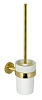 Ершик для унитаза Remer Guest GS66DO, золото глянцевое